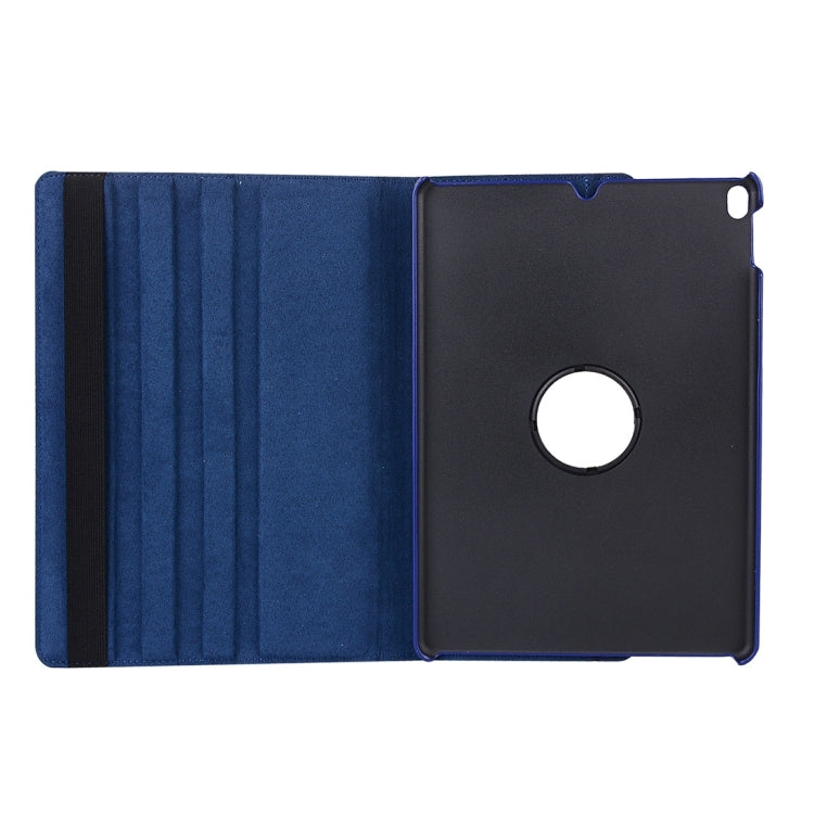 Litchi Texture 360 Degree Spin Multi-function Horizontal Flip Leather Protective Case with Holder for iPad Pro 10.5 inch / iPad Air (2019) (Dark Blue) - iPad Pro 10.5 inch Cases by buy2fix | Online Shopping UK | buy2fix