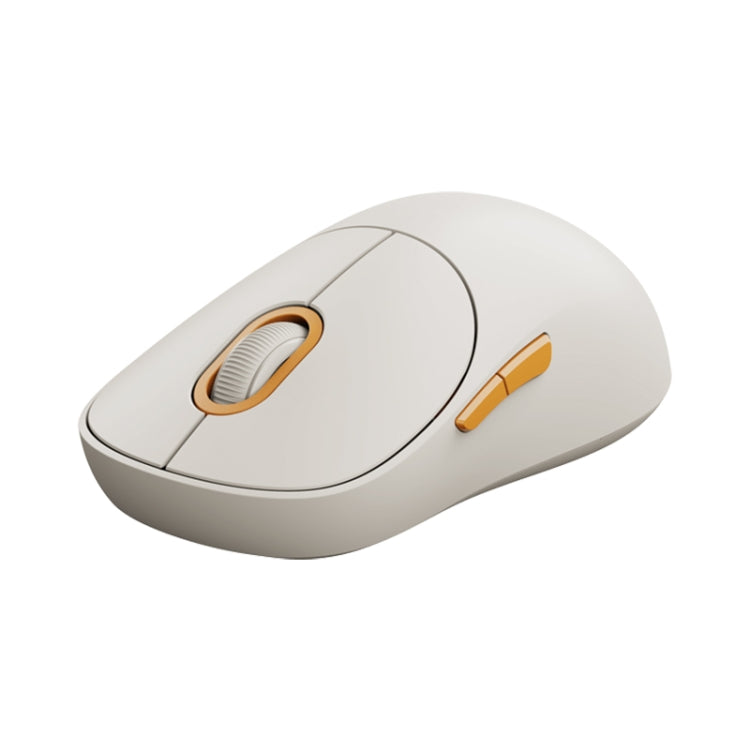 Original Xiaomi Dual-mode 1200DPI Ultra-thin Computer Mouse 3 (Beige White) - Wireless Mice by Xiaomi | Online Shopping UK | buy2fix