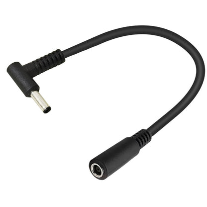 4.5 x 3.0mm Elbow Male to Female Adapter 15cm DC Power Extension Cable for HP (Black) - For HP by buy2fix | Online Shopping UK | buy2fix