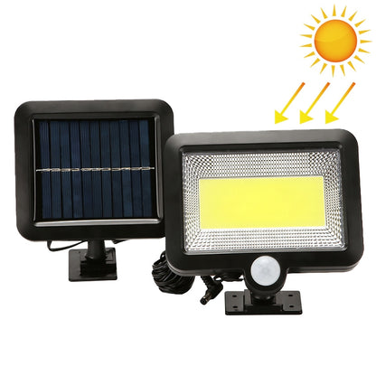 Solar Wall Light COB Separate Human Body Induction Garden Light Waterproof Outdoor Lighting Street Light - Solar Lights by buy2fix | Online Shopping UK | buy2fix