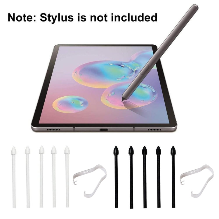 6 in 1 Universal Stylus Pen Replacement Pencil Tips For Samsung Galaxy Tab S8 / S7 / S6 / Galaxy Note20 / Note10 / S23 Ultra / S22 Ultra(Black) - Pencil Accessories by buy2fix | Online Shopping UK | buy2fix