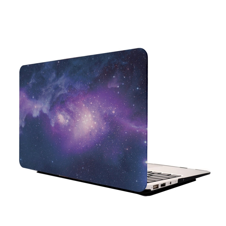 For Macbook Air 13.3 inch Starry Sky Patterns Apple Laptop Water Decals PC Protective Case(Blue) - MacBook Air Cases by buy2fix | Online Shopping UK | buy2fix