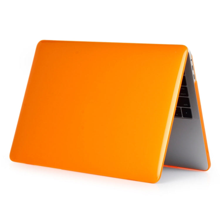 ENKAY Hat-Prince 2 in 1 Crystal Hard Shell Plastic Protective Case + Europe Version Ultra-thin TPU Keyboard Protector Cover for 2016 MacBook Pro 13.3 Inch without Touch Bar (A1708) (Orange) - MacBook Pro Cases by ENKAY | Online Shopping UK | buy2fix