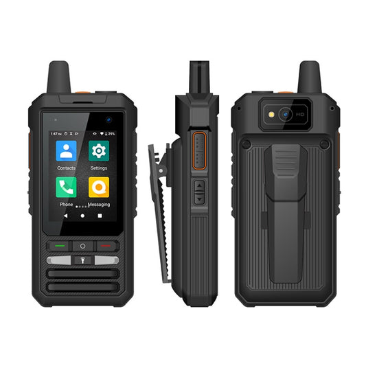 UNIWA F80S Walkie Talkie Rugged Phone, 1GB+8GB, Waterproof Dustproof Shockproof, 5300mAh Battery, 2.4 inch Android 10 Spreadtrum SL8541E Quad Core up to 1.4GHz, Network: 4G, Dual SIM, PoC, SOS (Black) - UNIWA by UNIWA | Online Shopping UK | buy2fix