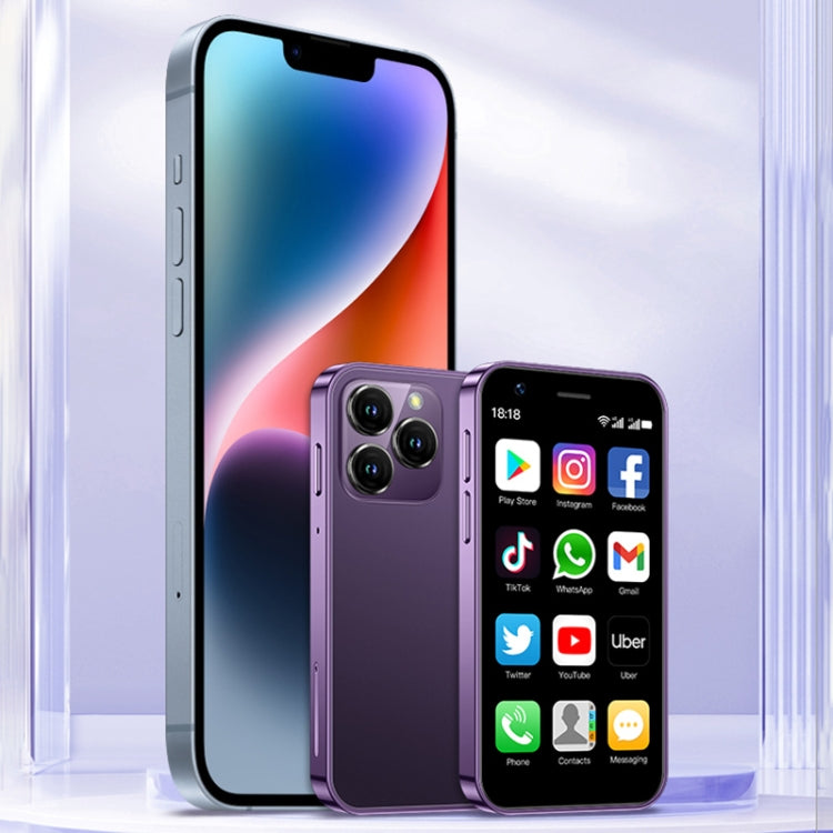 SOYES XS16, 3GB+64GB, 3.0 inch Android 10.0 MTK6737 Quad Core, Bluetooth, WiFi, Network: 4G, Dual SIM, Support Google Play Store (Purple) - SOYES by SOYES | Online Shopping UK | buy2fix