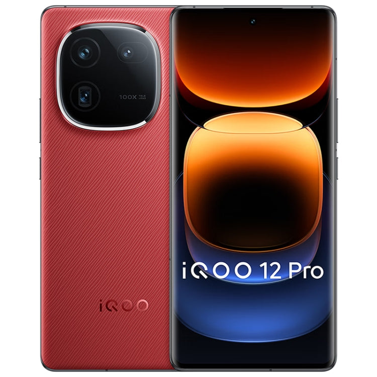 vivo iQOO 12 Pro, Triple Back Cameras, 16GB+256GB, Face ID / Fingerprint Identification, 6.78 inch Android 14 OriginOS 4 Snapdragon 8 Gen 3 Octa Core, OTG, NFC, Network: 5G, Support Google Play (Red) - vivo by vivo | Online Shopping UK | buy2fix