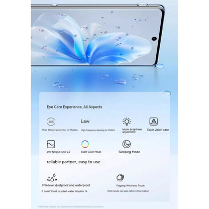 vivo S18 Pro, Triple Back Cameras, 12GB+512GB, Face ID Screen Fingerprint Identification, 6.78 inch Android 14.0 OriginOS 4 Dimensity 9200+ Octa Core 3.35GHz, OTG, NFC, Network: 5G, Support Google Play (Blue) - vivo by vivo | Online Shopping UK | buy2fix