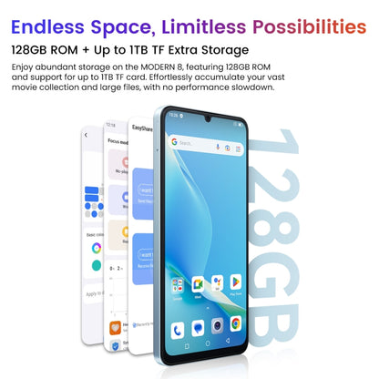 [HK Warehouse] Blackview Oscal MODERN 8, 8GB+128GB, Fingerprint Identification, 6.75 inch Android 13 Unisoc T616 Octa Core up to 2.2GHz, Network: 4G, OTG (Purple) - Blackview by Blackview | Online Shopping UK | buy2fix