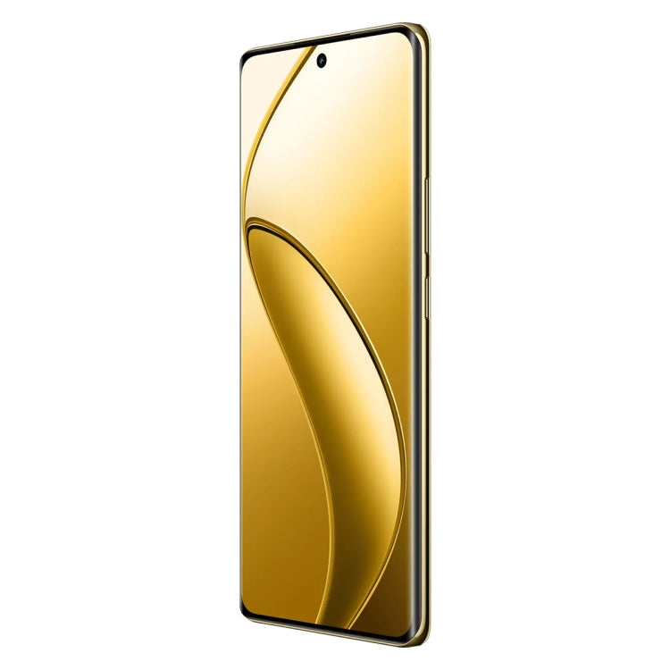 Realme 12 Pro, 12GB+256GB, Screen Fingerprint Identification, 6.7 inch Realme UI 5.0 Snapdragon 6 Gen 1 Octa Core, NFC, Network: 5G, Support Google Play (Gold) - OPPO by Realme | Online Shopping UK | buy2fix