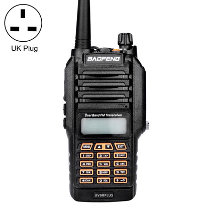 BaoFeng BF-UV9Rplus 16W Waterproof Dual Band Radio Handheld Antenna Walkie Talkie, UK Plug - Handheld Walkie Talkie by BAOFENG | Online Shopping UK | buy2fix