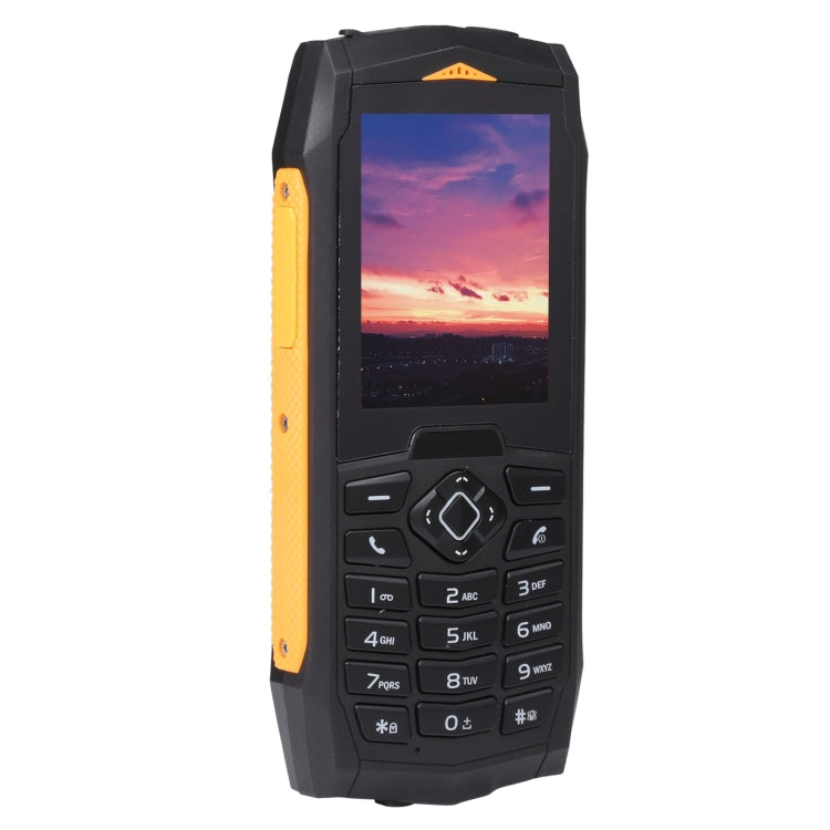 Rugtel R1C Rugged Phone, IP68 Waterproof Dustproof Shockproof, 2.4 inch, MTK6261D, 2000mAh Battery, SOS, FM, Dual SIM(Yellow) - Others by Rugtel | Online Shopping UK | buy2fix