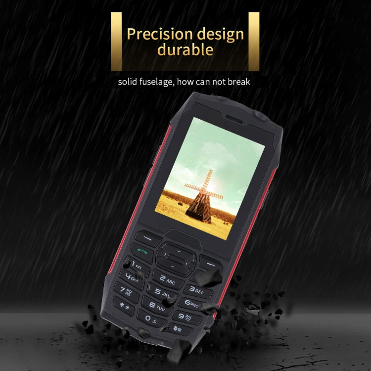 Rugtel R3C Rugged Phone, IP68 Waterproof Dustproof Shockproof, 2.8 inch, MTK6261D, 2000mAh Battery, SOS, FM, Dual SIM(Red) - Others by Rugtel | Online Shopping UK | buy2fix