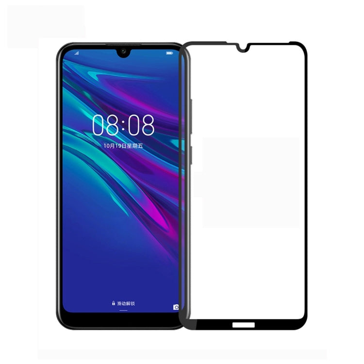 PINWUYO 9H 2.5D Full Screen Tempered Glass Film for Huawei Enjoy 9e (Black) - Huawei Tempered Glass by PINWUYO | Online Shopping UK | buy2fix