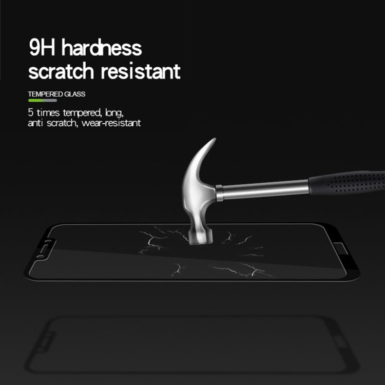 MOFI 9H Surface Hardness 2.5D Arc Edge Full Screen Tempered Glass Film for Huawei Honor Play(Black) - Honor Tempered Glass by MOFI | Online Shopping UK | buy2fix