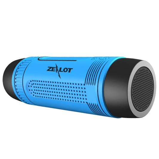 Zealot S1 Multifunctional Outdoor Waterproof Bluetooth Speaker, 4000mAh Battery, For iPhone, Galaxy, Sony, Lenovo, HTC, Huawei, Google, LG, Xiaomi, other Smartphones(Blue) - Waterproof Speaker by ZEALOT | Online Shopping UK | buy2fix