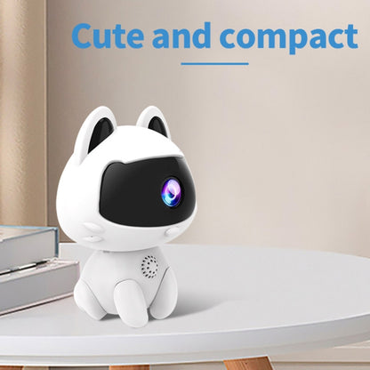 K9 Cute Pets Smart Home Camera, Support Night Vision & Two-way Voice & Motion Detection (White) - Mini Camera by buy2fix | Online Shopping UK | buy2fix