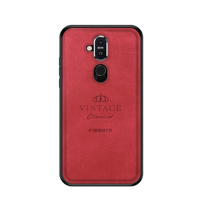 PINWUYO Shockproof Waterproof Full Coverage PC + TPU + Skin Protective Case for Nokia X7 (Red) - Nokia Cases by PINWUYO | Online Shopping UK | buy2fix