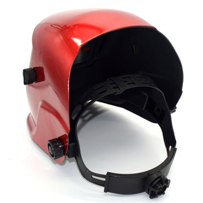 Solar Automatic Variable Light Electric Welding Protective Mask  Welding Helmet(Red) - Workplace Safety Supplies by buy2fix | Online Shopping UK | buy2fix