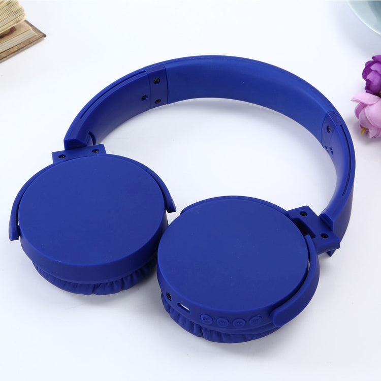 MDR-XB650BT Headband Folding Stereo Wireless Bluetooth Headphone Headset, Support 3.5mm Audio Input & Hands-free Call(Blue) - Headset & Headphone by buy2fix | Online Shopping UK | buy2fix