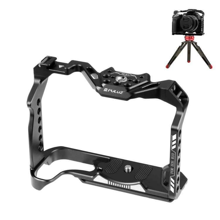 For Canon EOS R10 PULUZ Metal Camera Cage Stabilizer Rig (Black) - Camera Cage by PULUZ | Online Shopping UK | buy2fix