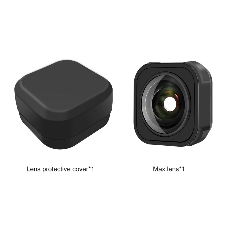 PULUZ Max Lens Mod Wide Angle Lens for GoPro Hero13 Black / Hero12 Black / Hero11 Black / HERO10 Black / HERO9 Black(Black) - Lens by PULUZ | Online Shopping UK | buy2fix