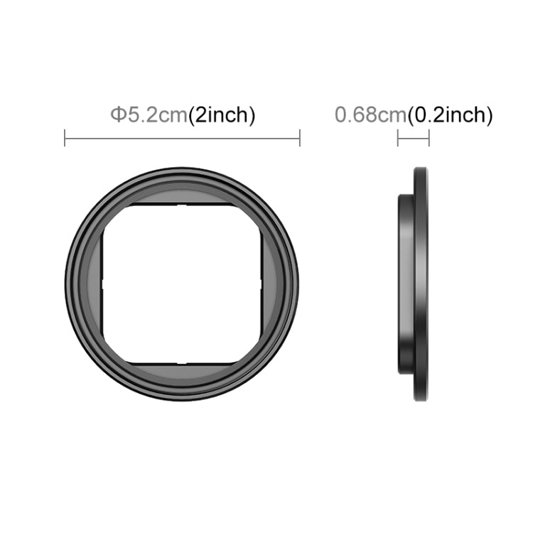 For Insta360 Ace Pro PULUZ Filter Holder Metal Protective Filter Frame (Black) - Lens Filter by PULUZ | Online Shopping UK | buy2fix