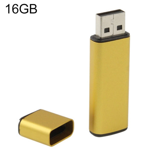 Business Series USB 2.0 Flash Disk, Golden (16GB) - USB Flash Drives by buy2fix | Online Shopping UK | buy2fix