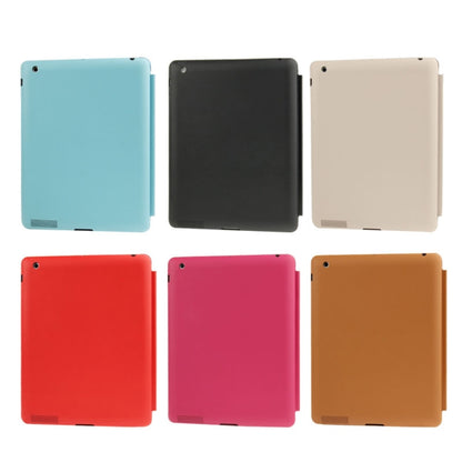 4-folding Slim Smart Cover Leather Case with Holder & Sleep / Wake-up Function for iPad 4 / New iPad (iPad 3) / iPad 2(Black) - iPad 4 & 3 & 2 Cases by buy2fix | Online Shopping UK | buy2fix