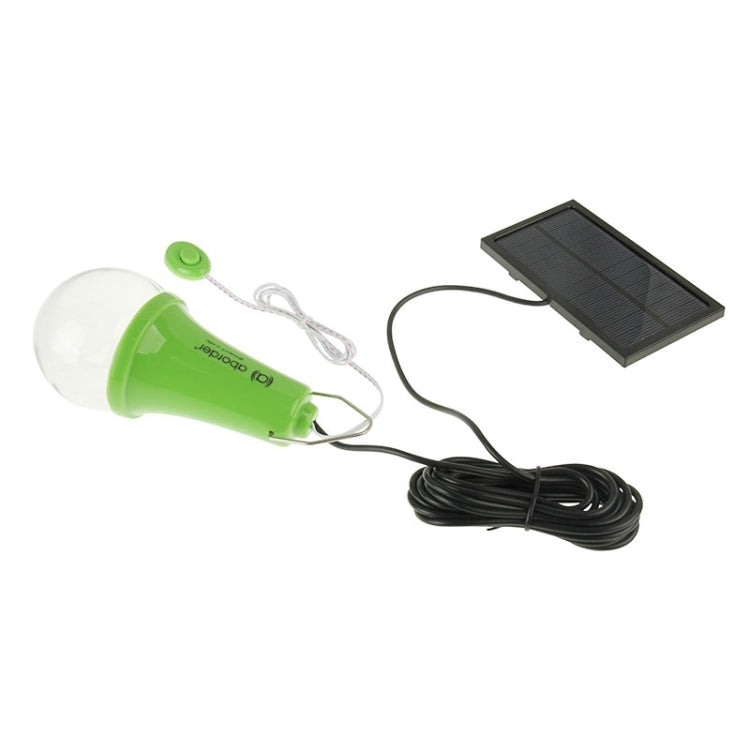 1W 1200mAh LED Energy Saving Light Bulb, Solar Powered Lighting System (Green) - Camping Lighting by buy2fix | Online Shopping UK | buy2fix