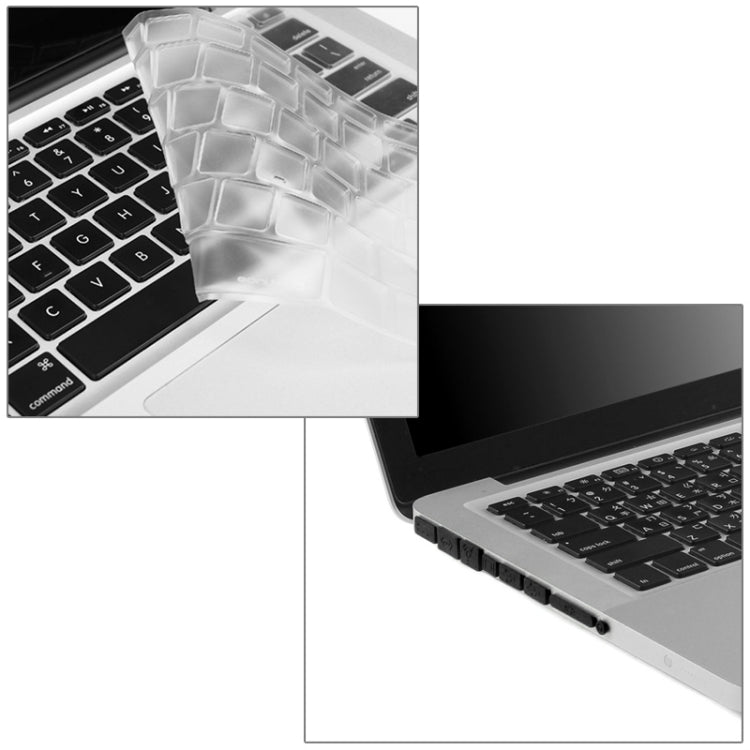 ENKAY for Macbook Pro 15.4 inch (US Version) / A1286 Hat-Prince 3 in 1 Crystal Hard Shell Plastic Protective Case with Keyboard Guard & Port Dust Plug(Black) - MacBook Pro Cases by ENKAY | Online Shopping UK | buy2fix