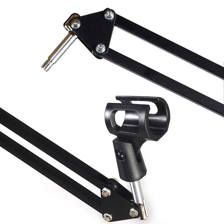 NB-35 Adjustable Table Mount Recording Microphone Suspension Arm Stand Clip Holder, For Studio Recording, Live Broadcast, Live Show, KTV, etc.(Black) - Stand by buy2fix | Online Shopping UK | buy2fix