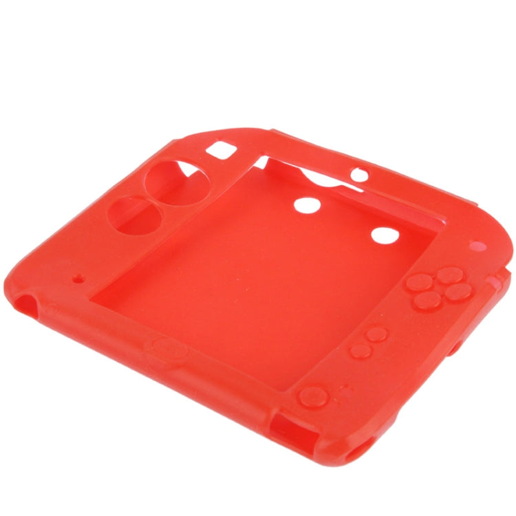 Pure Color Ultra Thin Silicone Case for Nintendo 2DS(Red) - Cases by buy2fix | Online Shopping UK | buy2fix