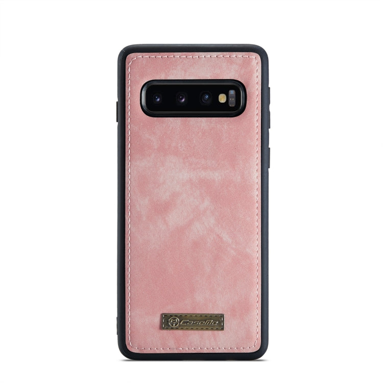 For Samsung Galaxy S10+ CaseMe-008 Detachable Multifunctional Flip Leather Phone Case(Pink) - Galaxy Phone Cases by CaseMe | Online Shopping UK | buy2fix