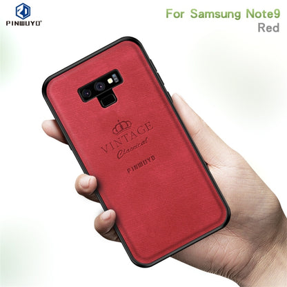 PINWUYO Shockproof Waterproof Full Coverage PC + TPU + Skin Protective Case for Galaxy Note 9 (Red) - Galaxy Phone Cases by PINWUYO | Online Shopping UK | buy2fix
