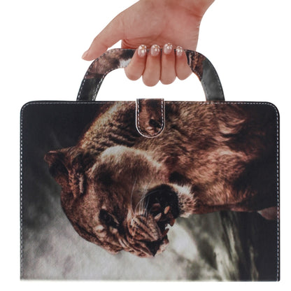 Lion Pattern Horizontal Flip Leather Case for Galaxy Tab A 8 (2019) / P200 / P205, with Holder & Card Slot & Wallet - Tab A 8.0 & S Pen (2019) P200/P205 by buy2fix | Online Shopping UK | buy2fix