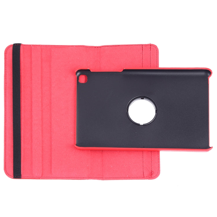 Litchi Texture Horizontal Flip 360 Degrees Rotation Leather Case for Galaxy Tab A 8 (2019) / P200 / P205, with Holder (Red) - Tab A 8.0 & S Pen (2019) P200/P205 by buy2fix | Online Shopping UK | buy2fix