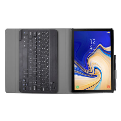 A830 Ultra-thin Detachable Bluetooth Keyboard Leather Tablet Case for Galaxy Tab S4 10.5 T830 / T835, with Holder(Black) - Samsung Keyboard by buy2fix | Online Shopping UK | buy2fix