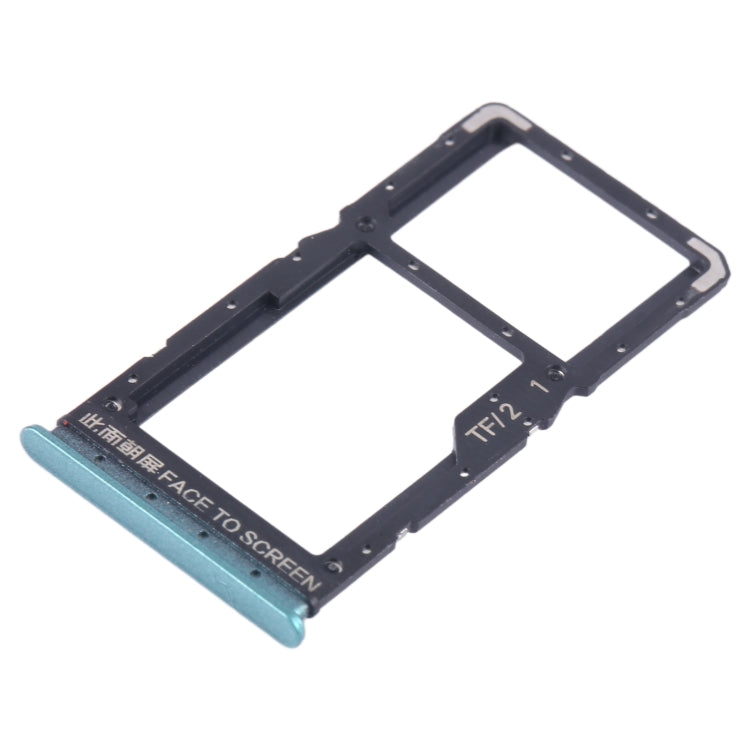 For Xiaomi Redmi Note 12 5G SIM Card Tray + SIM / Micro SD Card Tray (Green) - Card Tray by buy2fix | Online Shopping UK | buy2fix