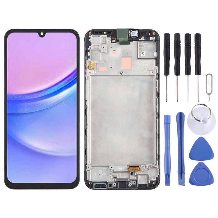 For Samsung Galaxy A15 5G SM-A156B Original LCD Screen Digitizer Full Assembly with Frame (Black) - Galaxy A Series Parts by buy2fix | Online Shopping UK | buy2fix