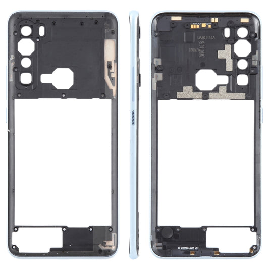 For HTC U20 5G Original Middle Frame Bezel Plate (White) - Full Housing Cover by buy2fix | Online Shopping UK | buy2fix