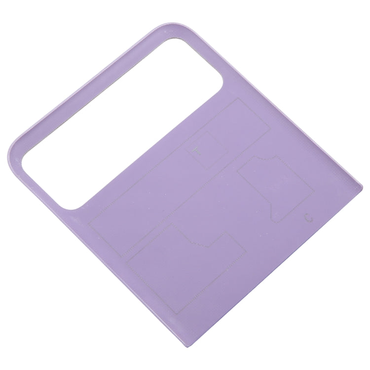 For Motorola Razr 40 Original Upper Part Battery Back Cover (Purple) - Back Cover by buy2fix | Online Shopping UK | buy2fix