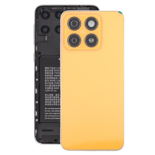 For ZTE Blade A55 Z2450 Battery Back Cover with Middle Frame / Camera Lens Cover(Orange) - For ZTE by buy2fix | Online Shopping UK | buy2fix