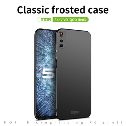 For Vivo iQOO Neo 3 MOFI Frosted PC Ultra-thin Hard Case(Red) - vivo Cases by MOFI | Online Shopping UK | buy2fix
