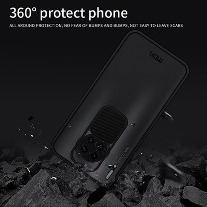 For Huawei Mate 30 Pro MOFI Xing Dun Series PC + TPU Anti-peep Waterproof And Anti-drop All-inclusive Protective Shell, Translucent Frosted(Black) - Huawei Cases by MOFI | Online Shopping UK | buy2fix