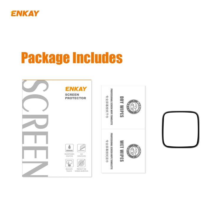 1 PCS For Fitbit Versa 3 / Fitbit Sense ENKAY Hat-Prince 3D Full Screen Soft PC Edge + PMMA HD Screen Protector Film - Screen Protector by ENKAY | Online Shopping UK | buy2fix