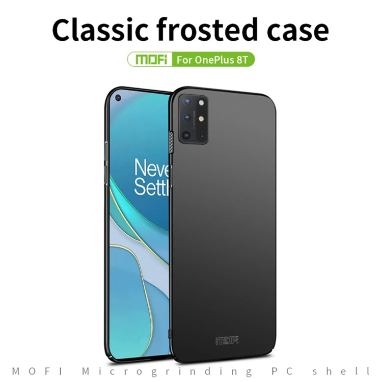 For OnePlus 8T MOFI Frosted PC Ultra-thin Hard Case (Black) - OnePlus Cases by MOFI | Online Shopping UK | buy2fix