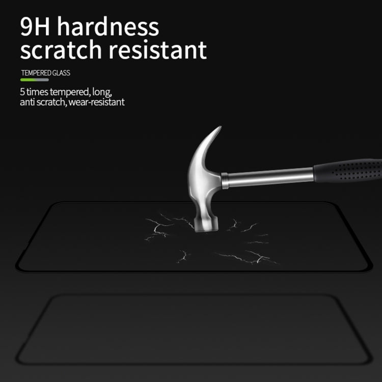 For Xiaomi Redmi Note9 5G MOFI 9H 2.5D Full Screen Tempered Glass Film(Black) -  by MOFI | Online Shopping UK | buy2fix