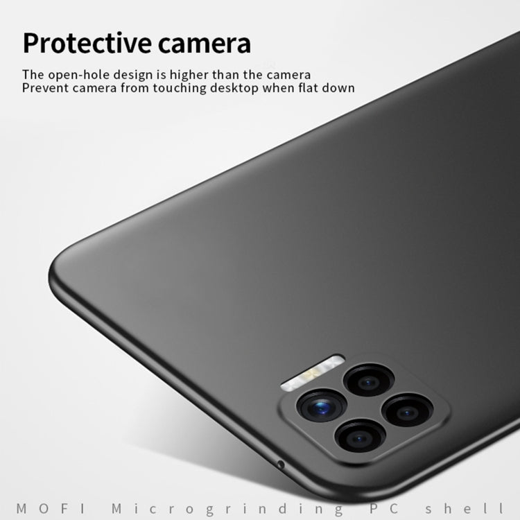 For OPPO F17 Pro / A93 MOFI Frosted PC Ultra-thin Hard Case(Black) - OPPO Cases by MOFI | Online Shopping UK | buy2fix