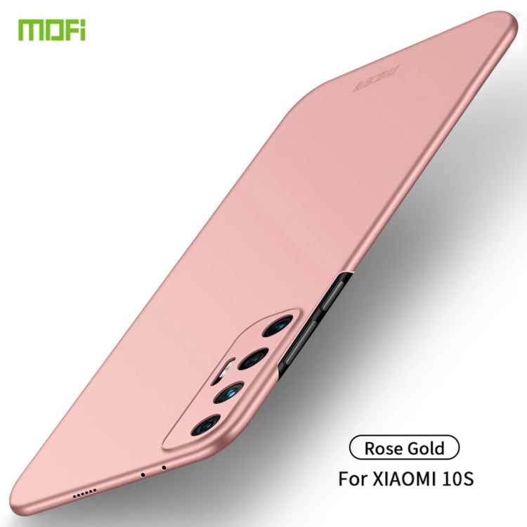 For Xiaomi Mi 10S MOFI Frosted PC Ultra-thin Hard Case(Rose Gold) - Xiaomi Cases by MOFI | Online Shopping UK | buy2fix