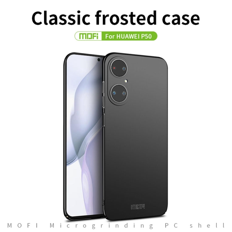 For Huawei P50 MOFI Frosted PC Ultra-thin Hard Case(Rose gold) - Huawei Cases by MOFI | Online Shopping UK | buy2fix